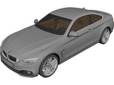 BMW 435i 4-Series Coupe [F32] (2014) 3D Model preview
