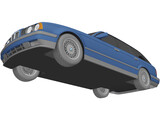 BMW 5-Series E34 Touring (1991) 3D Model
