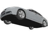 BMW 5-series E60 Sedan (2010) 3D Model