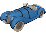 BMW 507 (1950) 3D Model preview