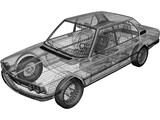 BMW 528i E12 3D Model