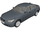 BMW 530d E39 3D Model preview