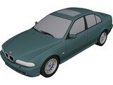 BMW 540i (2001) 3D Model preview