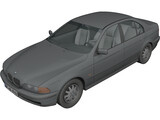BMW 540i 3D Model preview