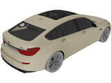 BMW 550i Gran Turismo (2010) 3D Model