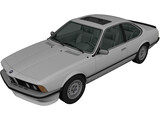 BMW 6-series 635CSi E24 (1978) 3D Model preview
