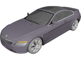 BMW 6-Series Coupe 3D Model preview