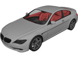 BMW 6-Series Coupe 3D Model preview