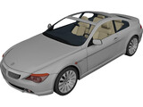BMW 6-series Coupe 3D Model preview