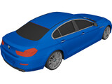 BMW 6-Series Gran Coupe (2013) 3D Model preview