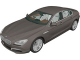BMW 6-Series Gran Coupe [F06] (2012) 3D Model preview