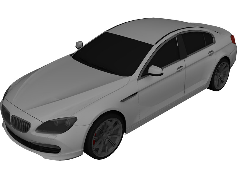 BMW 6-Series Gran Coupe F06 3D Model