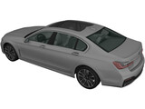 BMW 7-Series (2020) 3D Model preview