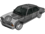 BMW 7-Series [E23] (1982) 3D Model