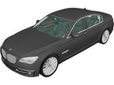 BMW 7-Series [F02] (2013) 3D Model preview