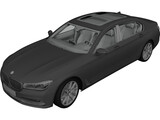 BMW 7-Series G11 (2016) 3D Model preview