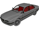 BMW 735Li 3D Model preview