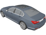 BMW 750i 7-series [G11] (2016) 3D Model