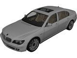 BMW 760iL 3D Model preview