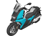 BMW C400X Sport (2018) 3D Model preview