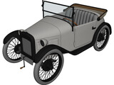 BMW Dixi (1937) 3D Model preview
