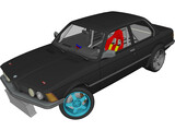 BMW E21 Drift Edition 3D Model preview