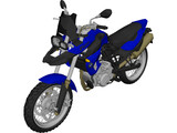 BMW F800 GS (2008) 3D Model preview