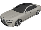 BMW i7 (2024) 3D Model preview