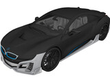 BMW i8 (2015) 3D Model preview