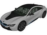 BMW i8 (2015) 3D Model preview