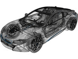 BMW i8 (2015) 3D Model