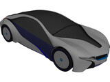 BMW i8 Concept 3D Model preview
