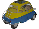 BMW Isetta 250 with Interior (1956) 3D Model