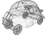 BMW Isetta 250 (1957) 3D Model