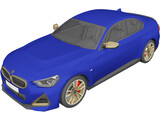 BMW M240i Coupe [G42] (2022) 3D Model preview