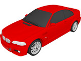 BMW M3 Coupe (2001) 3D Model preview