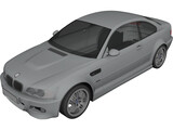 Bmw M3 CSL (2004) 3D Model preview
