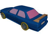 BMW M3 DTM 3D Model preview