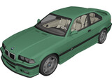 BMW M3 E36 (1997) 3D Model preview