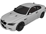 BMW M3 E92 3D Model preview