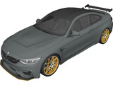 BMW M4 GTS F82 (2016) 3D Model preview