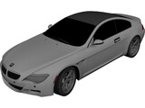 BMW M6 3D Model preview