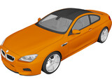 BMW M6 Coupe (2013) 3D Model preview