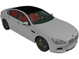 BMW M6 Gran Coupe [F06] (2013) 3D Model