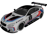 BMW M6 GT3 (2016) 3D Model preview