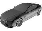 BMW M8 Competition Cabrio (2020) 3D Model preview