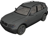 BMW X3 3D Model preview