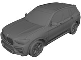 BMW X3 Competition (2020) 3D Model preview