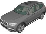 BMW X3 xLine [G01] (2018) 3D Model preview