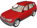 BMW X3 3D Model preview
